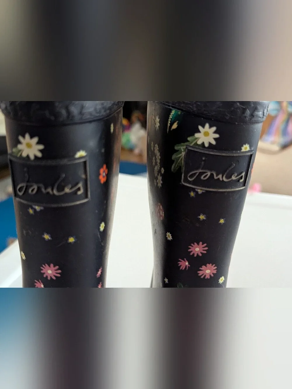 Joules navy rain